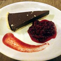 Tarte au Chocolat at Le Mistral in Wirksworth