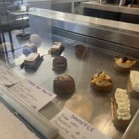 The patisserie on offer that day  at Amour Patisserie Vegetale in Nice