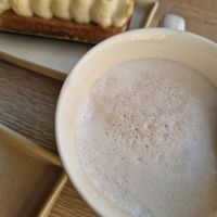 Chai latte at Amour Patisserie Vegetale in Nice