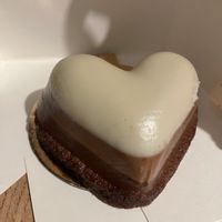 Triple chocolate-white, milk, and dark! All vegan and gluten free amazing!  at Amour Patisserie Vegetale in Nice