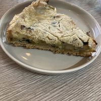 Quiche with tofu  and "cheese”  at Amour Patisserie Vegetale in Nice