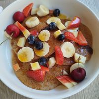 Pancakes at Amour Patisserie Vegetale in Nice