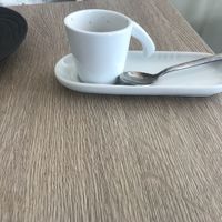 Delicious coffee at Amour Patisserie Vegetale in Nice