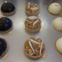 Some of the sweet treats available at Amour. at Amour Patisserie Vegetale in Nice