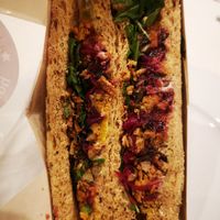 My absolute favourite Xmas sammich at Pret A Manger - Paddington Station in West London