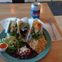 Taco platter at Tacotarian - Southwest LV in Las Vegas