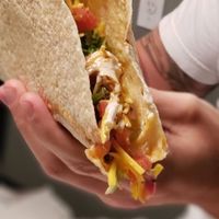 Worlds largest vegan taco at Tacotarian - Southwest LV in Las Vegas