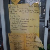 Great fruit drinks at Authenic Flavors in San Ignacio