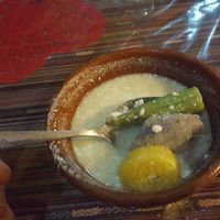 Coconut soup at Authenic Flavors in San Ignacio