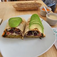 Vegan durum at Green Falafel in Cusco