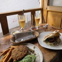   at Green Falafel in Cusco