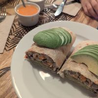 Mega vegano durum at Green Falafel in Cusco