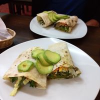 Delicious food!! at Green Falafel in Cusco