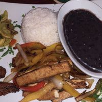 Tofu Ropa Vieja. at Cuba's Cookin' in Oranjestad