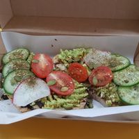 Smashed Avo Toast w/ Feta at SolBowl in Parramatta