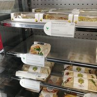 Smashed Avo Open Sandwiches & Vegan Chilli Wrap at Pret A Manger - Waterloo Station in South East London
