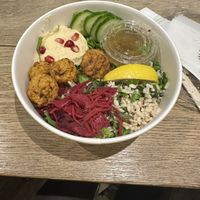 Falafel bowl  at Pret A Manger - Waterloo Station in South East London