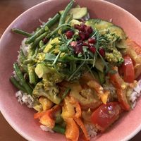Bowl with rice  at Esszimmer in Tubingen