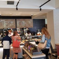 The counter at Pret A Manger - Battersea in South West London