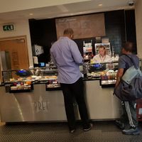 The counter at Pret A Manger - Fulham Broadway in South West London