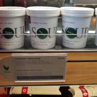 Vegetable tagine soup vegan at Pret A Manger - Fulham Rd in South West London