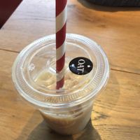 iced latte  at Pret A Manger - Waverley Station in Edinburgh