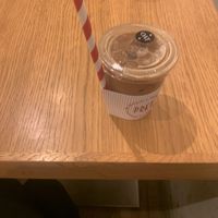 iced latte  at Pret A Manger - Waverley Station in Edinburgh