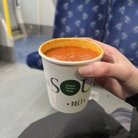 Souper Tomato Soup  at Pret A Manger - Waverley Station in Edinburgh