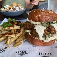 Falafel burger at Choko - Maybe closed in San Jose