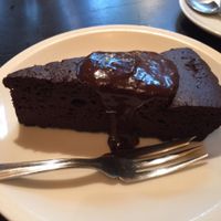 double chocolate cake  at Nagi Shokudo in Kamakura