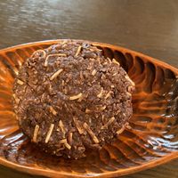 Vegan choco coconut cookie!  at Nagi Shokudo in Kamakura