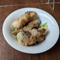 Fried soy meat with Korean soy sauce at Nagi Shokudo in Kamakura