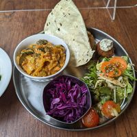 Curry plate at Nagi Shokudo in Kamakura