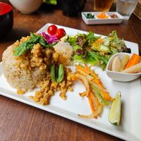 Thai rice lunch set at Nagi Shokudo in Kamakura