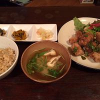 A set at Nagi Shokudo in Kamakura