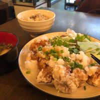 Fried tofu was TERRIFIC! Love it at Nagi Shokudo in Kamakura