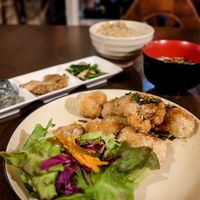 Nagi A plate at Nagi Shokudo in Kamakura