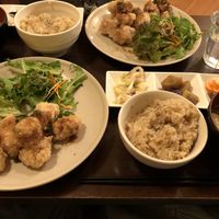 Deep fried soy meat at Nagi Shokudo in Kamakura