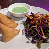 Vegetable Samosas at Hanuman in Darwin