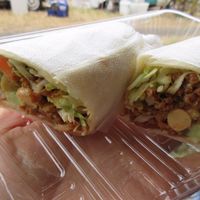 Taco wraps at Veggies Deli Box Cafe - Food Truck in Tokyo
