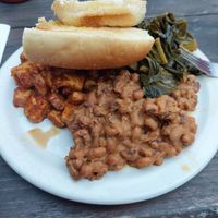 BBQ plate is ridiculous at The Bye and Bye in Portland