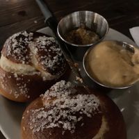 Pretzel knots at The Bye and Bye in Portland