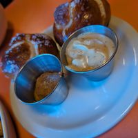 Pretzel w/dips at The Bye and Bye in Portland