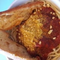 meatball sub at The Bye and Bye in Portland