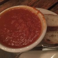 Tomato-Carrot-Ginger Soup at The Bye and Bye in Portland