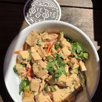 Peanut Noodle Bowl ($11) at The Bye and Bye in Portland