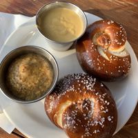 yummy pretzels!  at The Bye and Bye in Portland