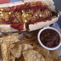 Meatball sub  at The Bye and Bye in Portland