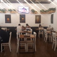 Seating area at Broccoli in Tashkent