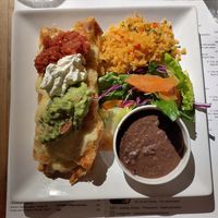 Vegetarian chimichangas at Charley Browns Mexicana in Bangkok